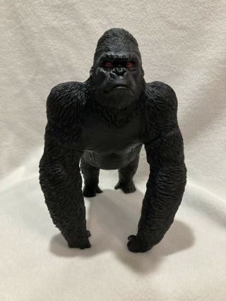 Male Black Gorilla Action Figure 10 " High 2352 Soft Rubber 2017 King Kong