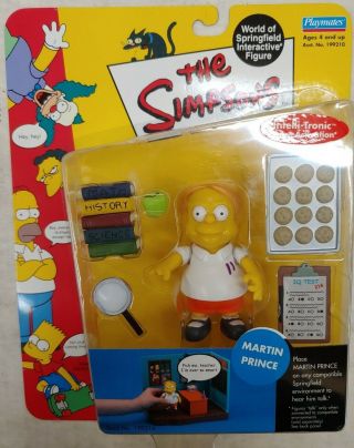 The Simpsons Martin Prince Series 5 World Of Springfield Interactive Figure (7c)