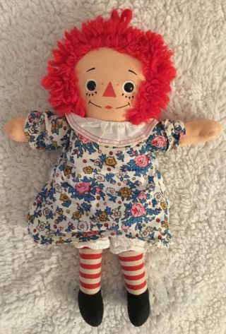 Raggedy Ann I Love You Plush Stuffed 12” Doll
