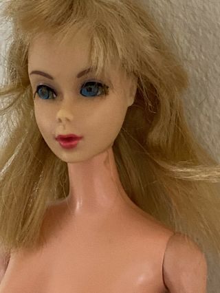 Vintage Mattel Talking Barbie Doll - Blonde Hair Blue Eyes Tlc