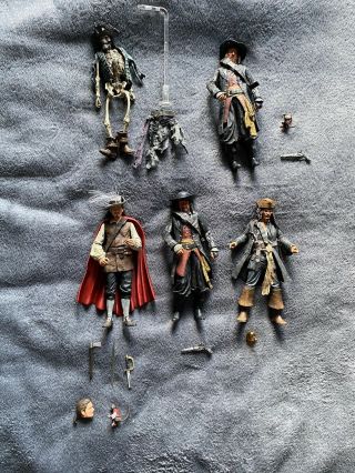 Pirates Of The Carribean Curse Of The Black Pearl Figure Set,