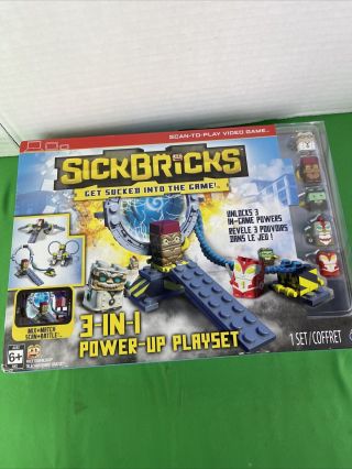 Sickbricks 3 - In - 1 Power - Up Action Playset With 5 Figures Sick Bricks