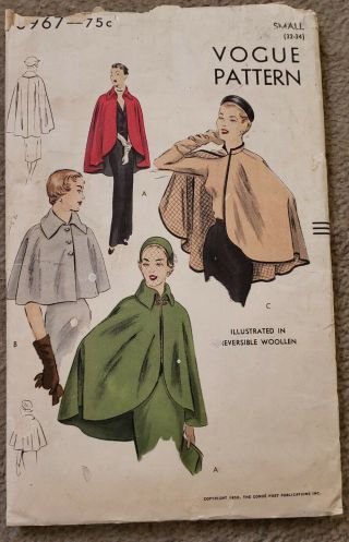 Vogue 8059 Vintage 1950 