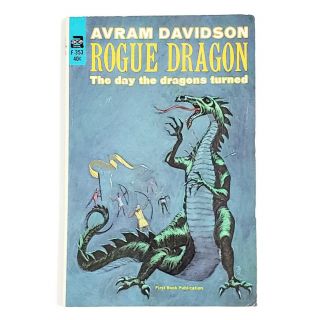 Rogue Dragon By Avram Davidson Vintage 1965 Ace Books F - 353 Sci - Fi Paperback
