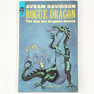 Rogue Dragon by Avram Davidson Vintage 1965 Ace Books F - 353 Sci - Fi Paperback 2