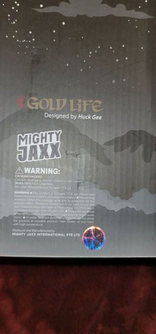 Huck Gee Mighty Jaxx Soul Collector Gold Life AP Artist Proof 6/10 SIGNED KAWS 4