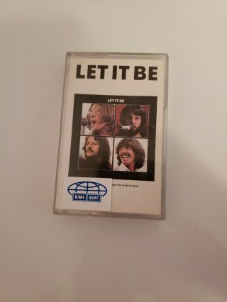 Let It Be By The Beatles Vintage Cassette Tape