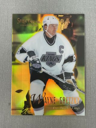 1995 - 1996 Select Certified Wayne Gretzky Mirror Gold Parallel Sp 23 Sharp Hot