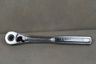 Vintage Craftsman Usa 3/8 " Drive Quick Release Ratchet Wrench 44808 Vg