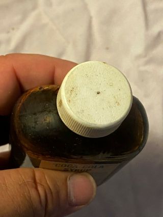 R4) Vintage Coca Cola Cough Syrup Medicine Bottle Twinsburg OH 2