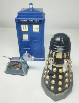 Doctor Who K9 Robot Dog Plastic Model Toy 5 " Electronic Dalek & Money Box Bundle