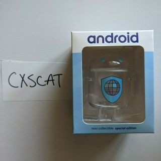 Android Mini Collectible Google Edition " Transparency Comes From Within "