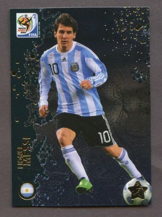 2010 Panini Premium Fifa World Cup Soccer South Africa 44 Lionel Messi