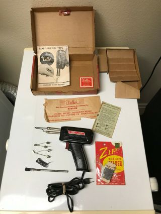 Vintage Weller 8200 - N Soldering Gun Kit 100/140 Watts - Shape