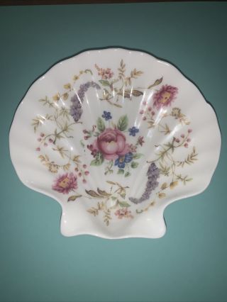Vintage Royal Stafford Porcelain Fine Bone China Shell Dish Victoria 