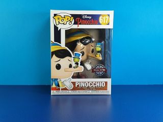 Disney Pinocchio With Jiminy Cricket Funko Pop Vinyl Figure Exclusive