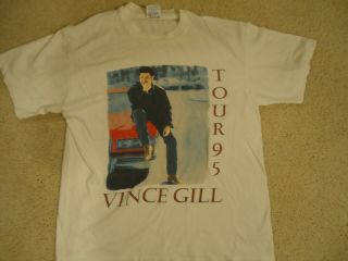 Vtg Vince Gill 1995 When Love Finds You Tour Concert T - Shirt Large
