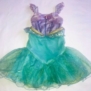 Disney Store Ariel Princess Little Mermaid Dress Up Costume Girl Sz 2 Halloween