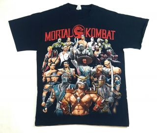 Vintage 2000s Mortal Kombat Video Game Promo T Shirt Size Medium