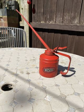 Vintage Wesco Oil Can