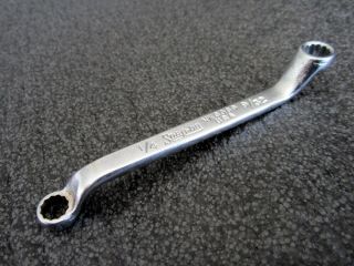 Vintage Snap - On 1/4 " X 9/32 " Double Box End Offset Wrench Vxs089 Underline Usa