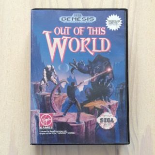 Sega Genesis Out Of This World Case Cartridge 94 Another Vintage Retro