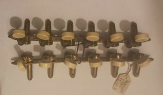 Vintage 12 String Mandolin Tuning Pegs Tuners Machine Heads 2