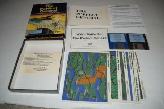 Vintage Commodore Amiga The Perfect General 3.  5 Disc Game W/ Inserts Inst