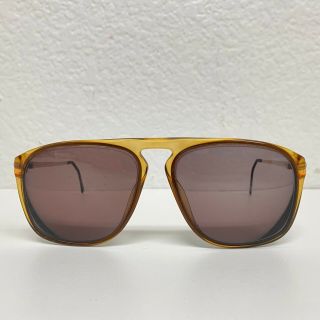 Vintage Viennaline 1270 Honey Brown Oval Sunglasses Germany Frames Only