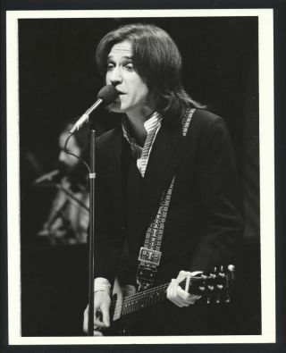 1980s Dave Davies On Stage In London Vintage Photo The Kinks Gp