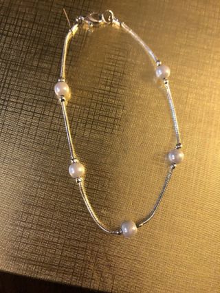 Vintage Pearl Ankle Bracelet