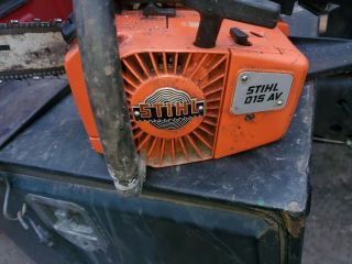 Vintage Stihl 015 Av Chainsaw Topping Saw Complete Repair