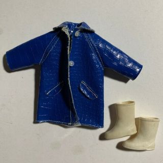 Mattel Tutti Doll " Puddle Jumpers " Outfit 3601 1966 - 1967 - Jacket & Boots