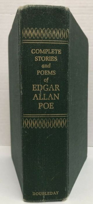 Complete Stories And Poems Of Edgar Allen Poe 1966 Hardcover Book Vintage Thrill