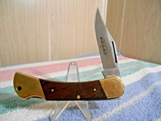 Vintage Sharp 900 Custom Crafted Stainless Japan Lockback Pocket Knife