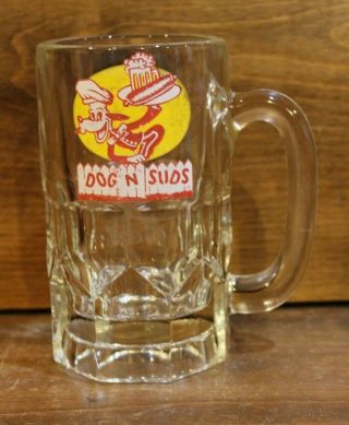 Dog N Suds Root Beer Mug Vintage Soda Glass Rare Good Old Days