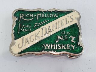 Vintage Enamel Rich Mellow Old No 7 Jack Daniel 