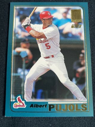 2001 Topps Traded Albert Pujols St Louis Cardinals T247 Baseball Card