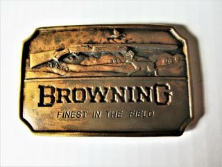 Browning Rifle Guns Indiana Metal Craft Hunting Belt Buckle