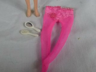 Vtg 70s Topper Dawn Doll Undercover Girl 619 HOT Pink Bra Slip Stockings Mirror 2