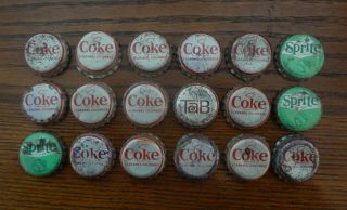 1967 Coke SAN FRANCISCO GIANTS Bottle Caps Complete Set Willie Mays McCovey etc 2