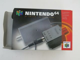 Nintendo 64 box cable adaptor RF Switch Modulator TV vintage connector 3