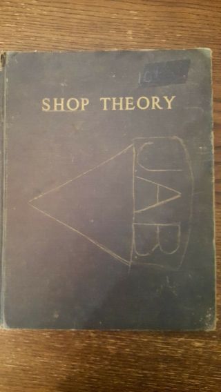 Vintage 1942 Shop Theory Henry Ford Trade School Dearborn Michigan Illustrated