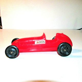 Vintage Processed Plastic Co.  Indy Style 500 Special 7 Plastic Race Car Vg 8 "