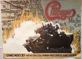 Vintage Chicago Xi On Columbia Records And Tapes Record Promo Poster