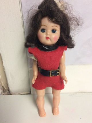 Ginger Cosmopolitan 8 " Doll Wearing A Mausekarade Mickey Mouse Club Outfit.