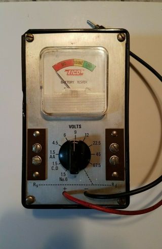Vintage Eico Model 585 Battery Tester