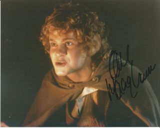Dominic Monaghan Lotr Lord Of The Rings & Vintage Hand Signed Photo
