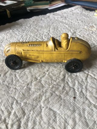 Vintage Auburn Rubber Corp Sprint Indy Racing Car - Made In Usa Yellow