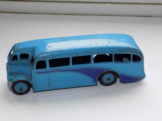 Vintage Diecast Model Dinky Toys Coach Two Tone Blue